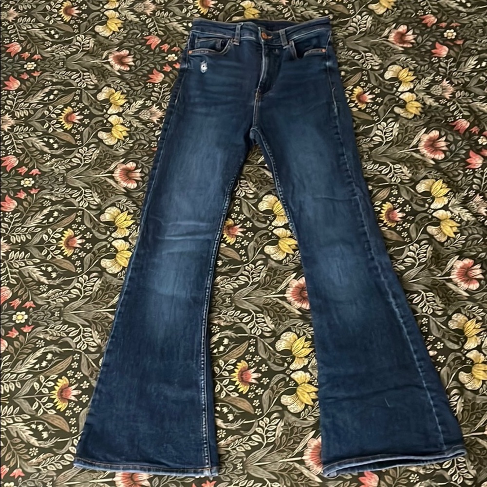 Bershka high waisted flared jeans